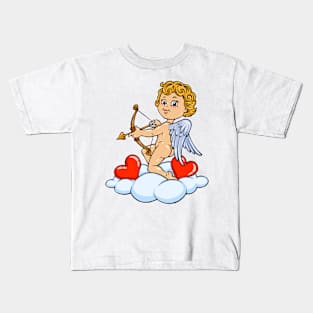 Cupid rides a cloud Kids T-Shirt